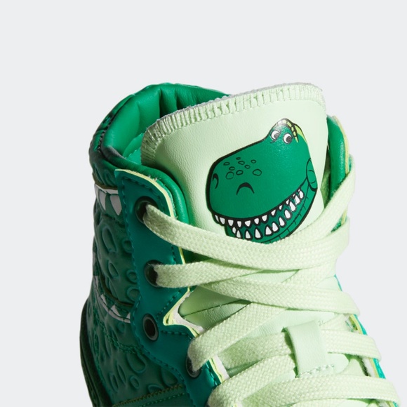 New youth size 5.5 Adidas originals Top Ten Hi Disney Toy Story Rex - Picture 2 of 8